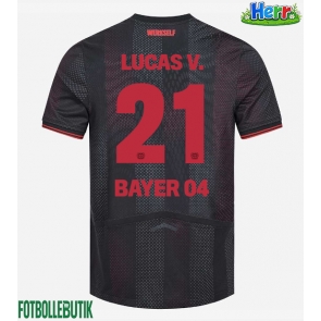 Bayer Leverkusen Lucas Vazquez #21 Hemmatröja 2025-26 Kortärmad